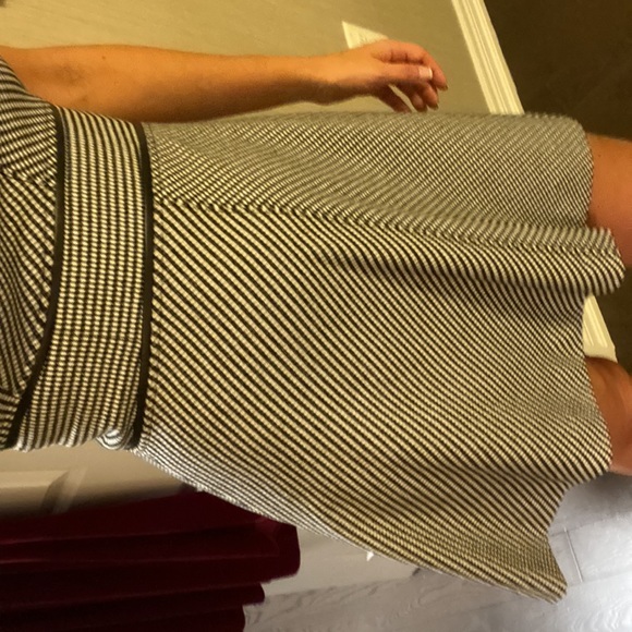 Derek Lam 10 Crosby Houndstooth Fit & Flare Dress Sz 6 - Picture 6 of 6